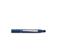 Load image into Gallery viewer, Cross At0622-121 Click Ballpoint Pen – Midnight Blue With Chrome Trims
