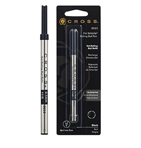 Cross 8523 Rollerball Slim Medium Gel Ink Refill Pack Of 1 – Black