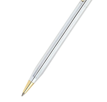 Load image into Gallery viewer, Cross 3302 Classic Century Medalist Ballpoint Pen – Chrome With Gold Trims
