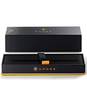 Cross At0112-15 Calais Ballpoint Pen – Chrome With Gold Trims