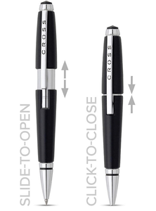 Cross Edge Roller Ball Pen, Jet Black