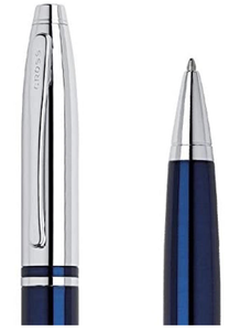 Cross Calais Chrome Ball Pen, Blue