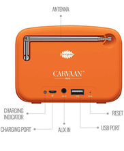 Load image into Gallery viewer, Saregama Carvaan Mini 2.0 Bhakti- Music Player with Bluetooth/FM/AM/AUX (Orange)
