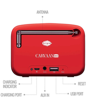 Load image into Gallery viewer, Saregama Carvaan Mini 2.0- Music Player with Bluetooth/FM/AM/AUX (Sunset Red)
