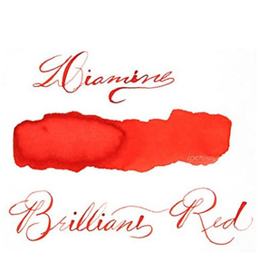 DIAMINE INK BOTTLE-BRILLIANT RED, 30ML