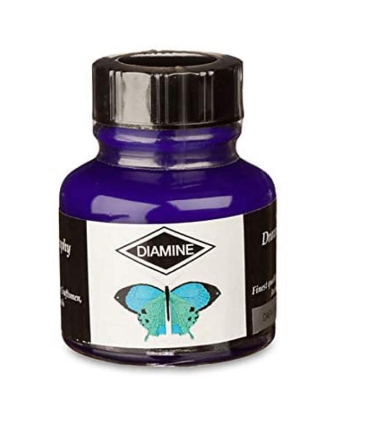 DIAMINE CALLIGRAPHY INK,DARK ORCHID 30 ML