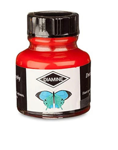 DIAMINE CALLIGRAPHY INK, ORANGE 30 ML