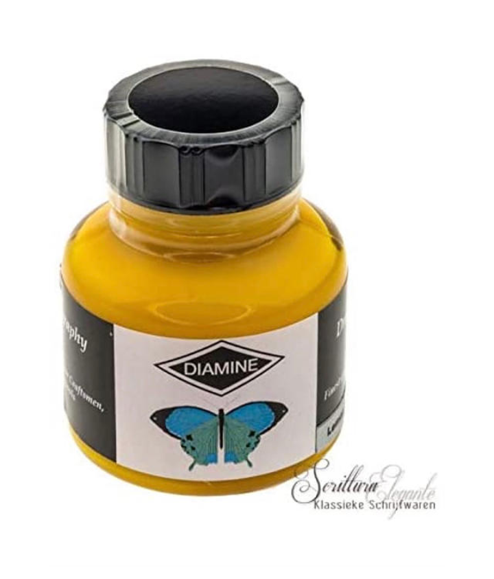 DIAMINE CALLIGRAPHY INK, LEMON YELLOW 30 ML