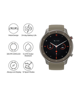 Amazfit GTR 47mm Titanium edition smart watch