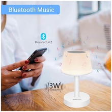 Load image into Gallery viewer, Portronics iLUMI, a Portable LED Lamp with Bluetooth Speaker, Color Changing LED
