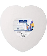 Load image into Gallery viewer, Faber-Castell Heart Shape Stretched Canvas professional
