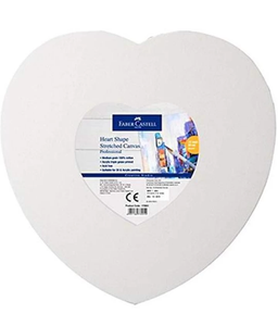 Faber-Castell Heart Shape Stretched Canvas professional