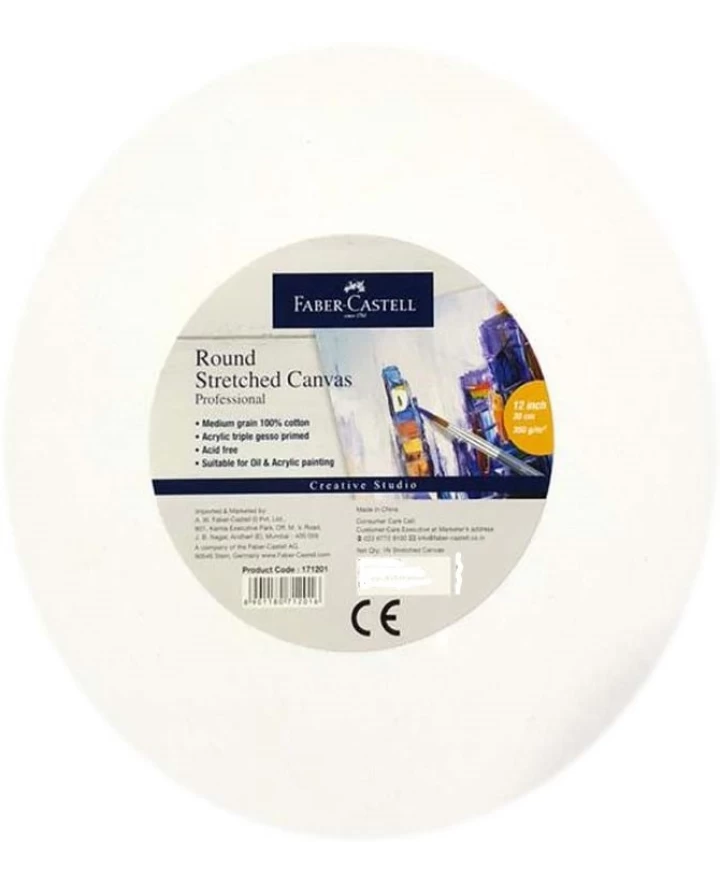 Faber-Castell Round Stretched Canvas professional