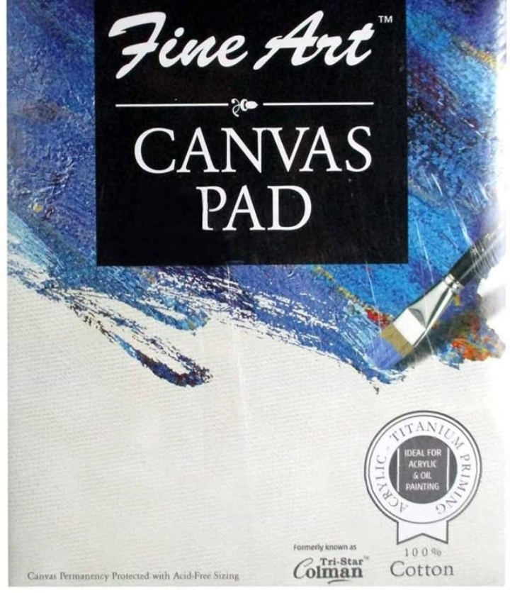 Fine Art Canvas board 1unit (10sheets) 30.48cmx40.64cm (12x16)