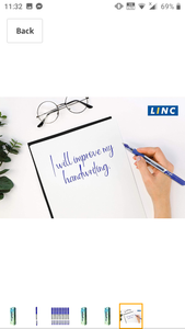 Linc Geltonic Pen Black (0.6mm)