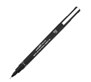 Uni Pin Fine liner 0.2black (Waterproof and Fade-proof Pigment ink)