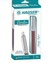 Load image into Gallery viewer, Hauser Germany Berlin Ball Pen Blue Metal Body
