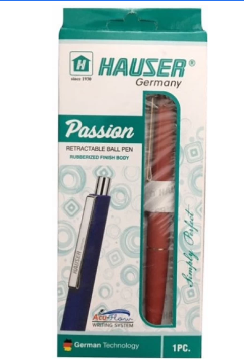 Hauser Germany Passion Retractable Ball Pen Blue