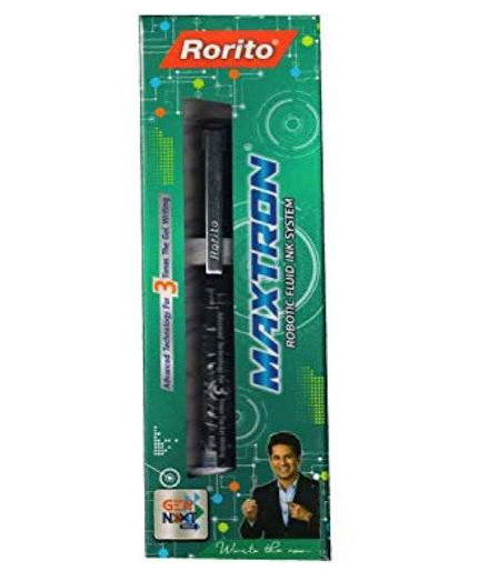 Rorito Maxtron Gel Pen Black (Robotic Fluid Ink  System)