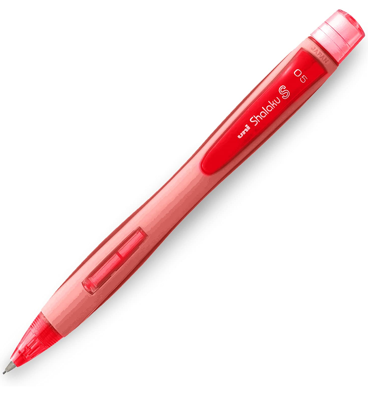 Uni Shalaku 0.5mm Mechanical Pencil Red