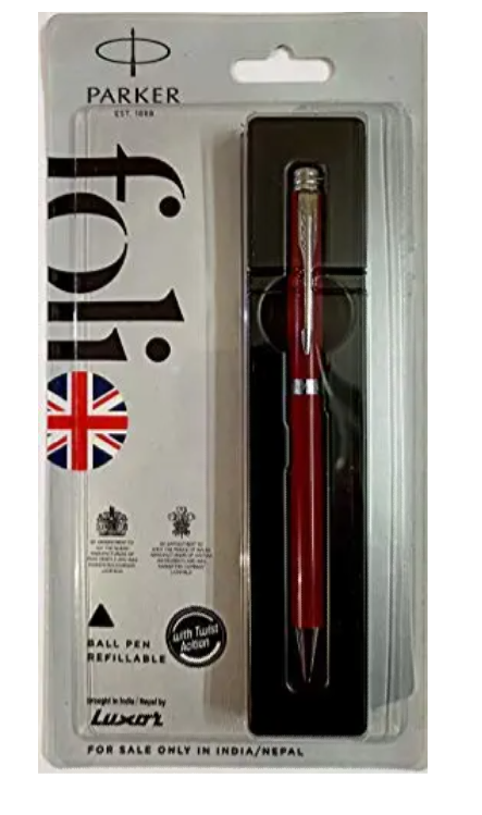 Parker Foli Ball Pen Refillable  With Twist Acition