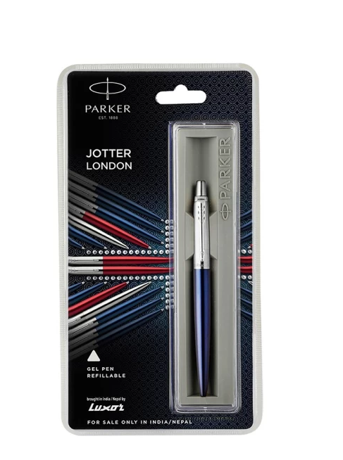 Parker Jotter London Gel Pen With Stainless Steel Clip