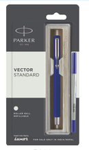 Load image into Gallery viewer, Parker Vector Standard Roller Ball Pen Refillable
