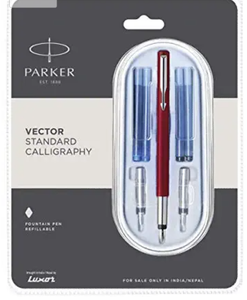 Parker Vector Standard Calligraphy Pen Fountain Pen Refillable