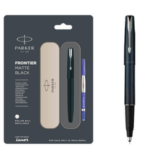 Load image into Gallery viewer, Parker Frontier Matte Black Roller Ball Pen
