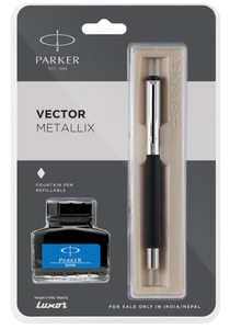 Parker Vector Metallix Fountain pen Refillable