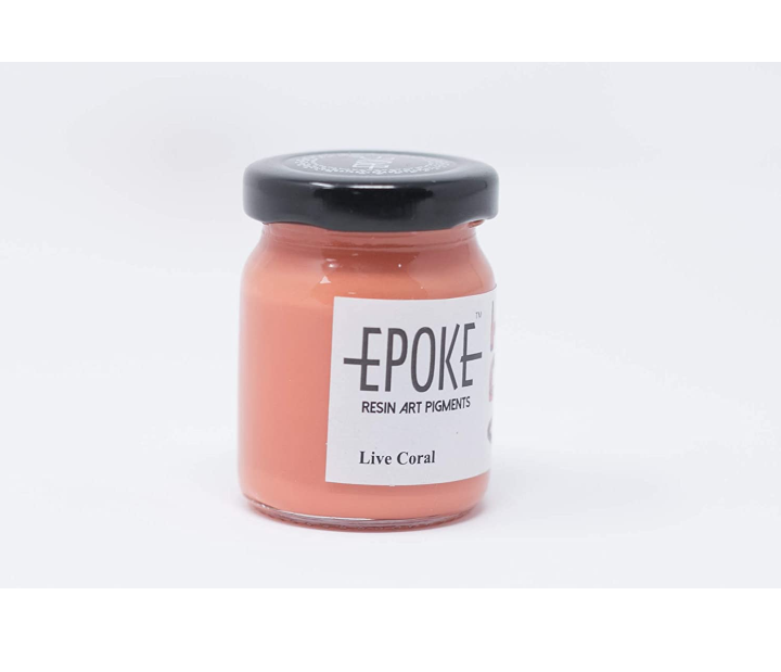 Live Coral Opaque Epoke Art Resin Art Pigment (75g)