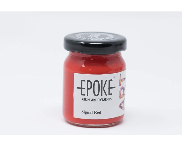 Single Red Opaque Epoke Art Resin Art Pigment (75g)