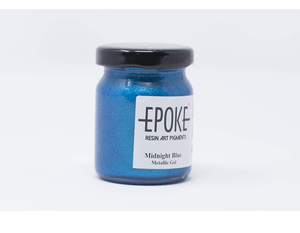 Midnight Blue Metallic Gel Epoke Art Pigment (75g)