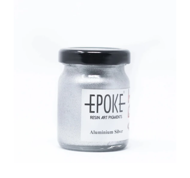 Aluminium Silver Metallic Gel Epoke Art Pigment (75g)