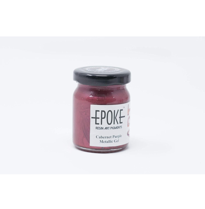 Cabernet Purple Metallic Gel Epoke Art Pigment (75g)