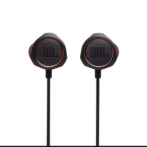 JBL Quantum 50 Wired in-Ear Gaming Headphone with Twistlock Technology, Inline Voice Focus Microphone and Master Volume Slider (Black)