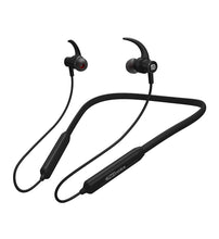 Load image into Gallery viewer, Portronics Harmonics 216 HD POR-279 Stereo Wireless Bluetooth 5.0 Sports Headset with High Bass, Powerful Audio Drivers and Noise Reduction for All Android &amp; iOS Devices (Black
