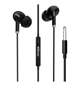 Portronics Conch Delta POR-1155 in-Ear Wired Earphone(Black)