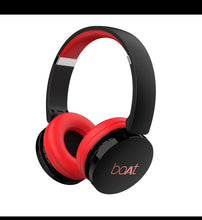 Load image into Gallery viewer, boAt Rockerz 370 Wireless Headphone with Bluetooth 5.0, Immersive Audio, Lightweight Ergonomic Design, Cosy Padded Earcups and Up to 12H Playback Bliss (Fiery Red)
