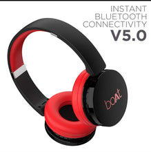 Load image into Gallery viewer, boAt Rockerz 370 Wireless Headphone with Bluetooth 5.0, Immersive Audio, Lightweight Ergonomic Design, Cosy Padded Earcups and Up to 12H Playback Bliss (Fiery Red)
