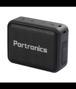Portronics Dynamo POR-394 5W Bluetooth 5.0 Portable Stereo Speaker with TWS, USB Music & FM Music and Clear Bass Sound, 2000mAh Battery (Black)
