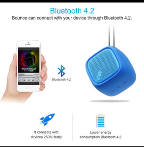 Portronics Bounce POR-952 Portable Bluetooth Speaker with FM (Blue)