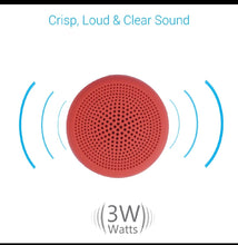 Load image into Gallery viewer, Portronics PICO Bluetooth 5.0 Personal Mini Portable Stereo Speaker with TWS, Crisp, Loud and Clear 3W, Red
