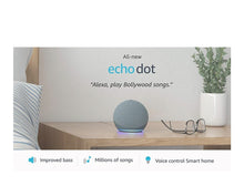 Load image into Gallery viewer, All-new Echo Dot (4th Gen) | Next generation smart speaker with improved bass and Alexa (Blue)
