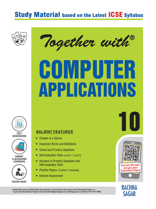 Together with ICSE Computer Applications Study Material for Class 10