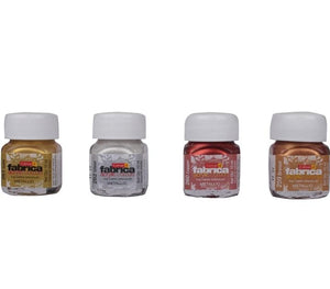 Camel  Fabrica Acrylic Metallic Colours 10ml -4 Shades