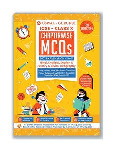 Chapterwise MCQs Bundle For ICSE Class 10 Semester I Exam 2021 : 2000+ New Pattern Questions (Set Of 2 Books)
