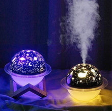 Load image into Gallery viewer, 2 in 1 Star Projector Galaxy Lamp Cool Humidifier 3D LED Night Light Humidifiers For Home, humidifiers for home - Colorful Change for Car and Room (Galaxy Humidifier)
