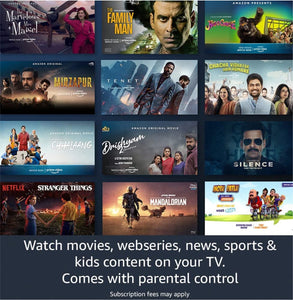 Fire TV Stick (3rd Gen, 2021) with all-new Alexa Voice Remote (includes TV and app controls) | HD streaming device | 2021 release Amazon's Choice