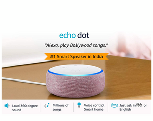 Echo Dot (3rd Gen) – New and improved smart speaker with Alexa (Purple)